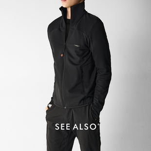 SEE ALSO『都市运动』轻量化户外健身肌理感拉链透气训练服外套男