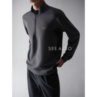 半拉链户外运动基础打底抓绒保暖卫衣 麟感黑标限定 SEE ALSO