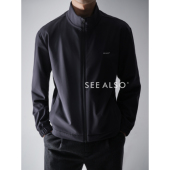 高定系列 SEE ALSO 黑标旗舰抓绒logo新贵老钱保暖夹克外套男