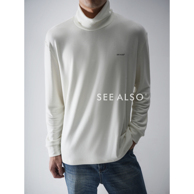 SEEALSO 『row风膨体绒』龙骨秋冬保暖长袖细腻柔软打底衫