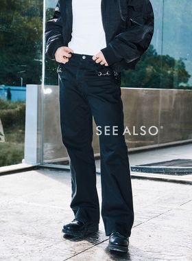 SEE ALSO『25年度黑牛王』牛皮牌超精纺精梳棉直筒口袋链条牛仔裤