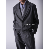 超精纺绵羊毛松弛老钱风新贵单排扣西装 SEEALSO Row风黑标系列