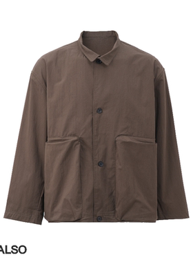 SEE ALSO 日系cityboy衬衫 宽松廓形工装口袋户外情侣夹克LD4305