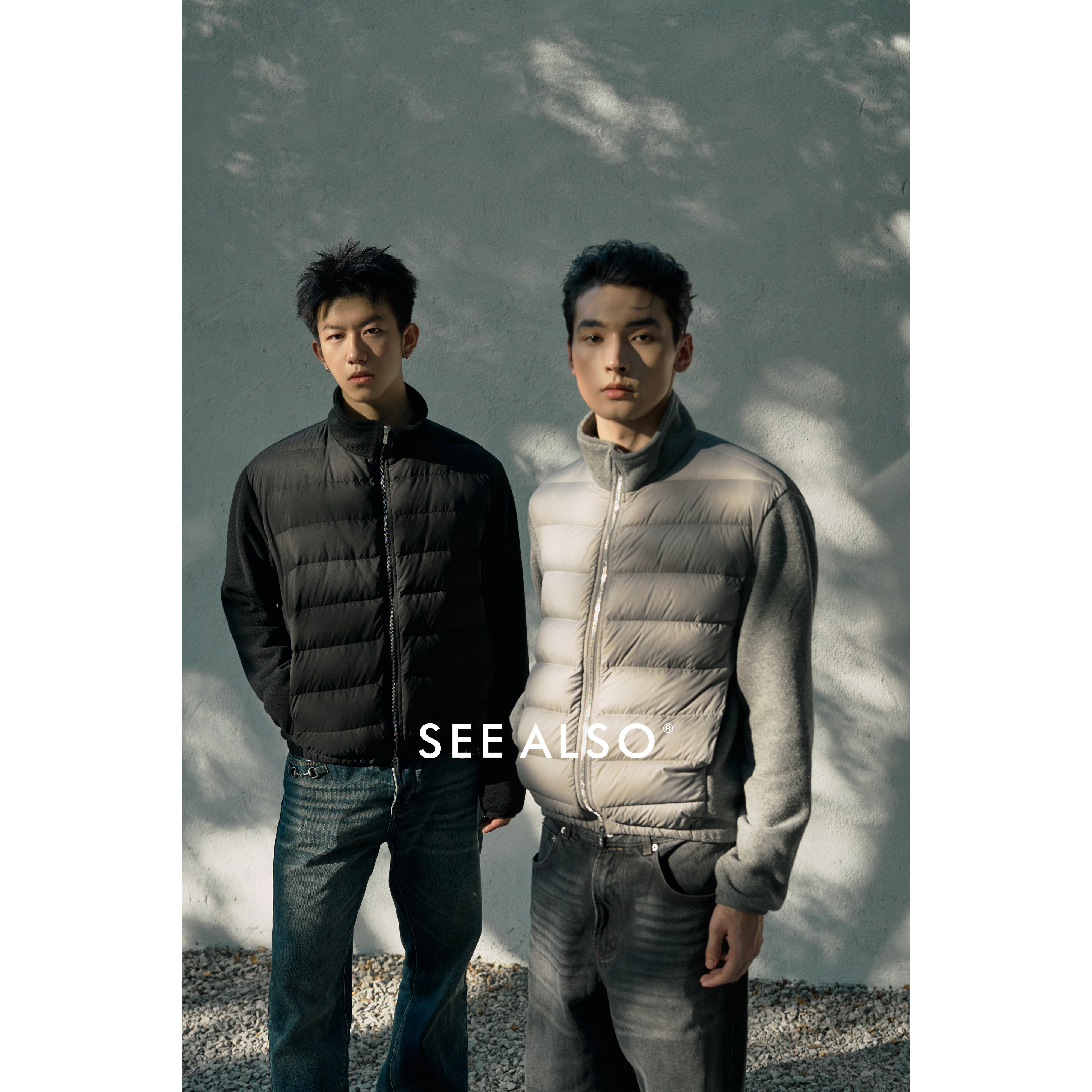 SEE ALSO『年度巨夯』90白鹅排骨羽绒服拼接针织美丽奴羊毛袖外套