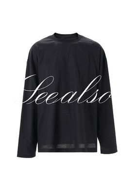 SEE ALSO 亚麻天丝长袖 舒适轻薄透气廓形情侣T恤LD4117