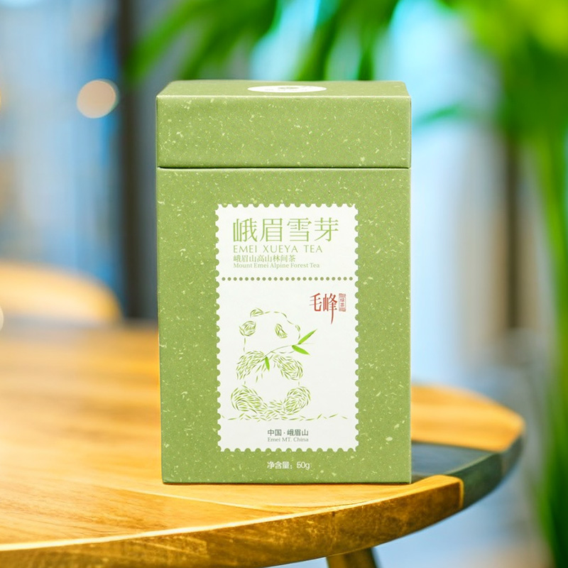 峨眉雪芽毛峰高山绿茶春茶香浓