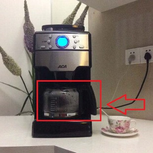 通用ACA北美电器AC-MC130咖啡机配件玻璃壶玻璃杯滤网滤纸滴漏阀