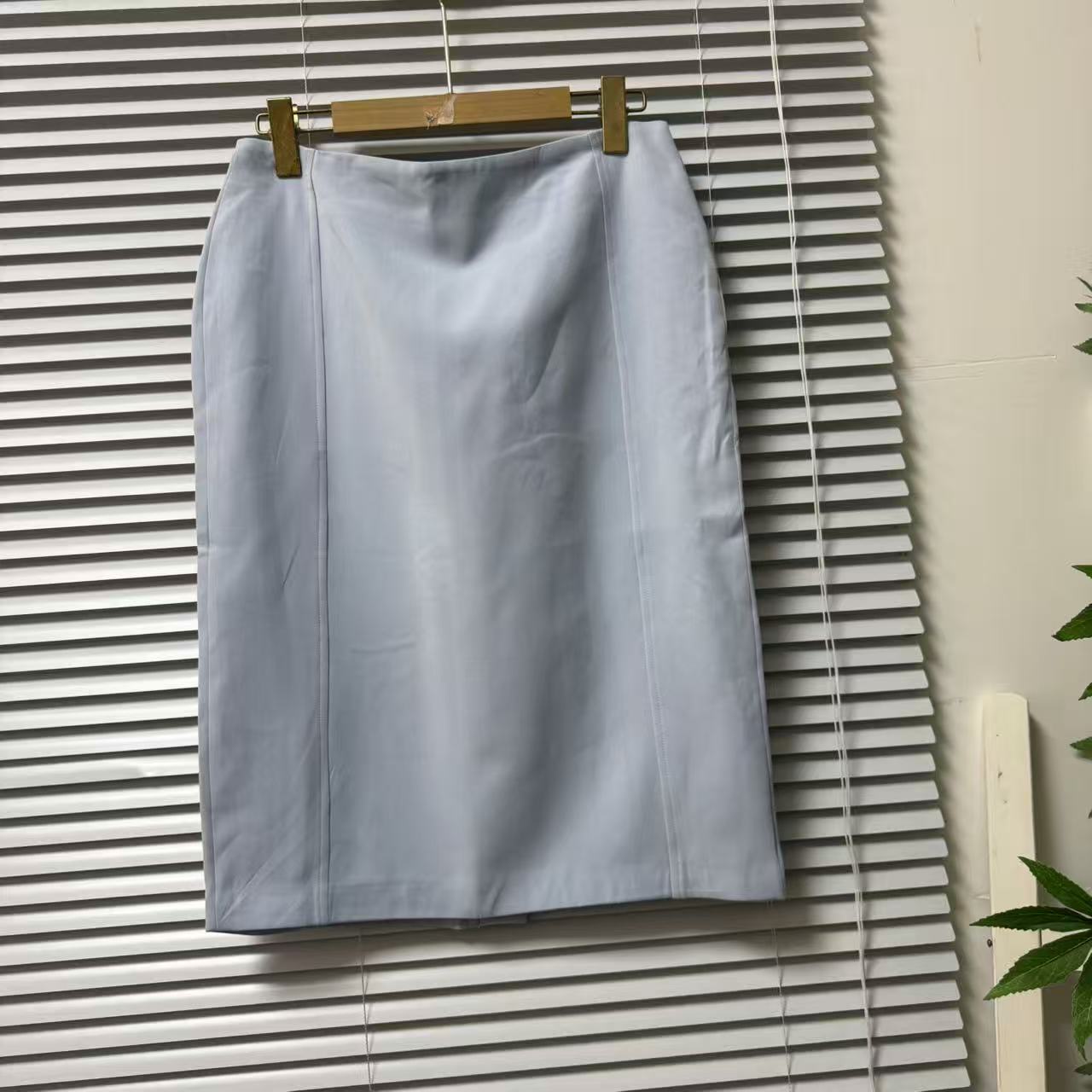 0605-13原创设计通勤风高腰显瘦半身裙女中长款职业包臀裙百搭 - 实物图
