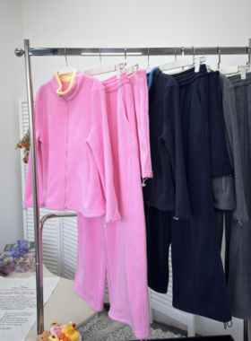 MONA 摇粒绒 卫衣套装外套短裙半裙长裤子小个子 秋冬穿搭新款