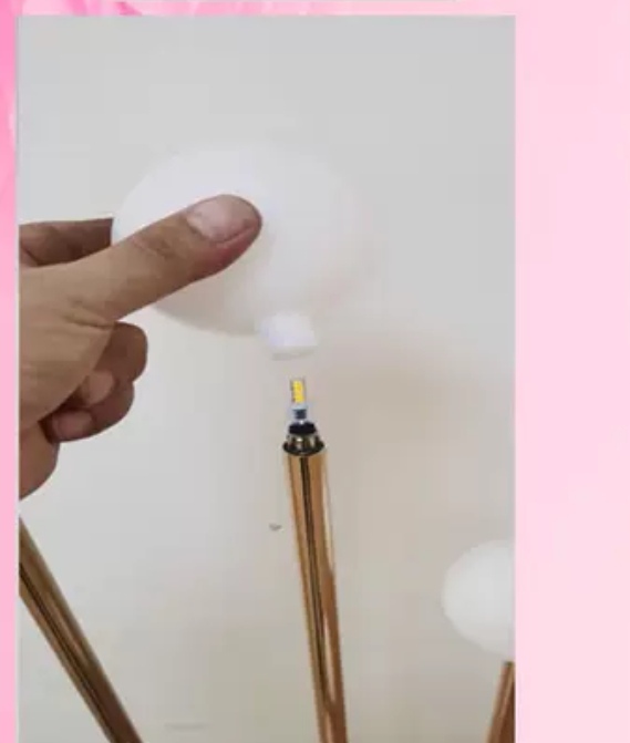 婚庆道具苹果树路引上的圆球罩外壳灯珠白光暖光配件婚礼场景用品