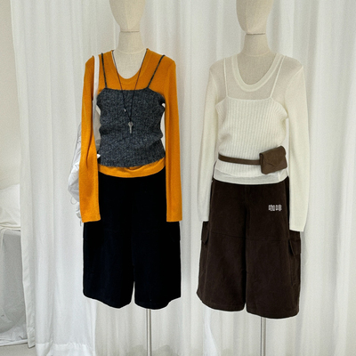 eternal.西子-背心+u领百搭不挑人羊毛针织衫套装(含10羊毛)m1381