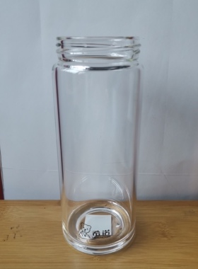 希诺单层玻璃杯杯体 410ml 530毫升杯身原厂配件 不带盖子和滤网