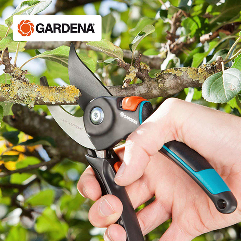 德国进口GARDENA嘉丁拿家用嫩枝绿植花卉舒适型园艺修枝剪刀 8904
