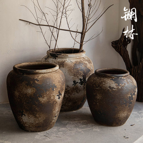 粗陶大缸怀旧落地大陶罐