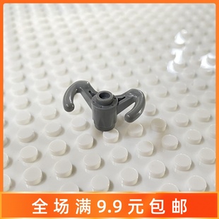 兼容乐高18352配件小颗粒积木科技散件零件6082043深灰赛车方向盘