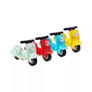 配件摆件 MOC国产兼容15396c01摩托车小绵羊scoote小颗粒积木拼装