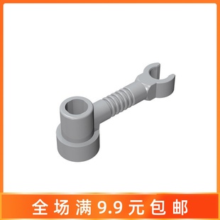 积木4735科技零配散件1x3带夹口连接件MOC补件 兼容乐高小颗粒拼装