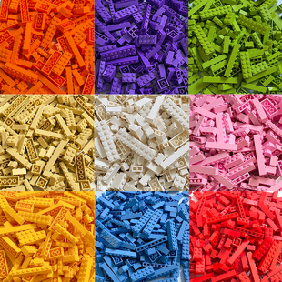 兼容乐高小颗粒积木称斤散件基础砖配件儿童益智玩具6-10岁男女孩