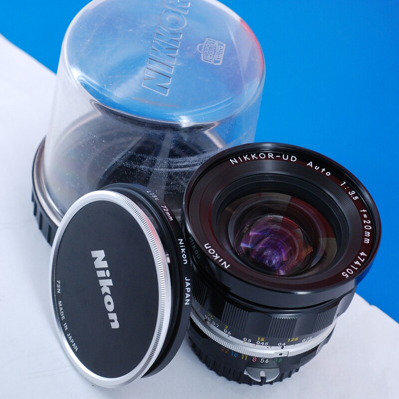Nikon尼康手动镜头超广角AUTO梦广角UD 20/3.5 20mm f3.5全幅定焦