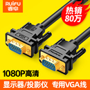 vga线台式 电脑显示器与主机连接线1显示屏投影仪延长线agv线vja线