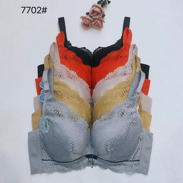 玉姿一族文胸女正品聚拢7702 b杯中厚软钢圈海藻纤维2021新款内衣