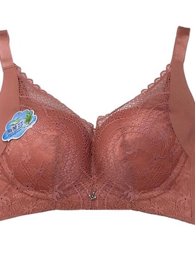 玉姿一族新款7027无钢圈海藻棉调整型B杯中厚上托聚拢文胸罩内衣