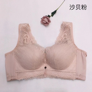 玉姿一族新款7757无钢圈文胸中厚B杯大码调整内衣聚拢美背收副乳