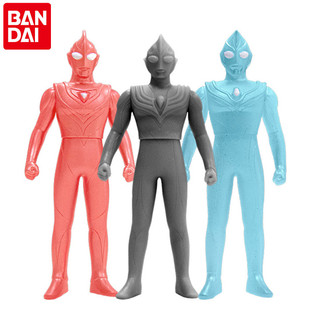 日版万代奥特曼限定特别版平成三杰迪迦石像石化戴拿盖亚软胶人偶