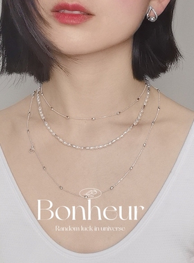 -Bonheur有米系列天然珍珠项链女小众设计颈链清冷感设计师原创
