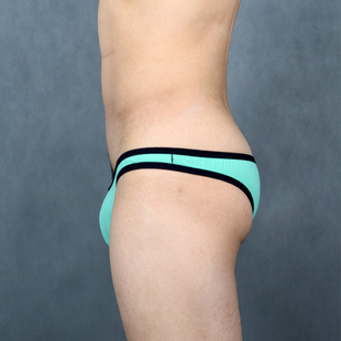 杜米国际男士纯棉性感超低腰小三角裤透气高端半包臀舒适内裤男