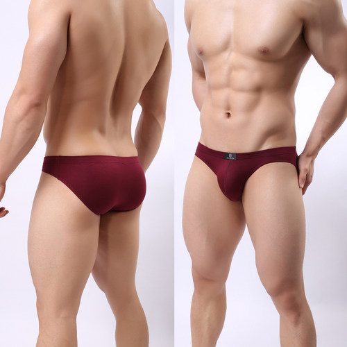 杜米国际男士兰精低腰u凸三角裤