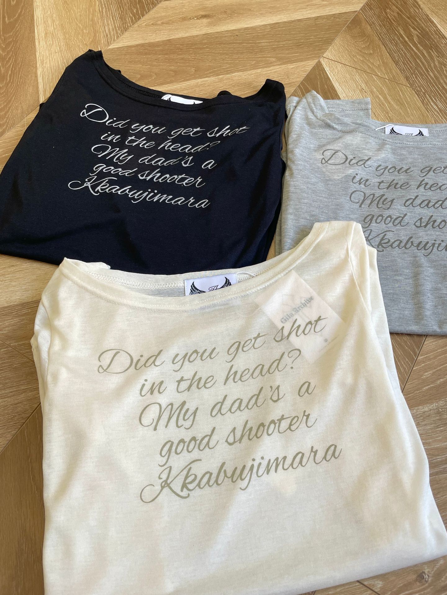 韩国jennie同款纯欲风字母印花微透打底T恤女露肩气质百搭上衣