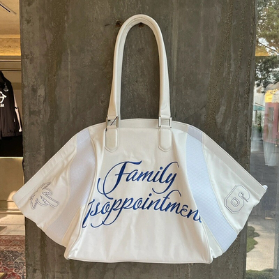 Suhoo韩国sculptor 小众设计运动风大容量旅行托特包单肩腋下包女