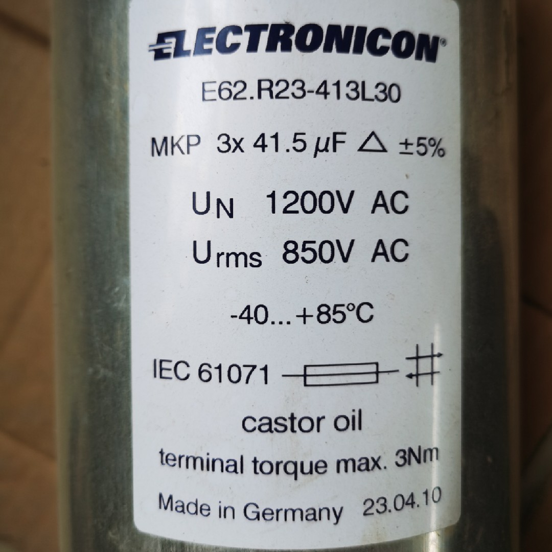 E62.R23-413L30电容ELECTRONICON