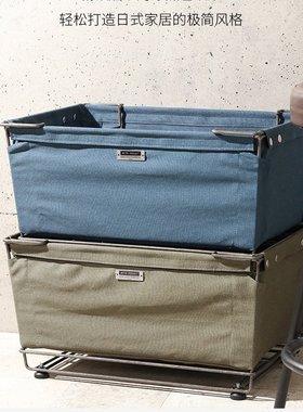 U.S MAIL工业风做旧收纳篮复古铁艺杂物置物筐杂志收纳筐储物篮子