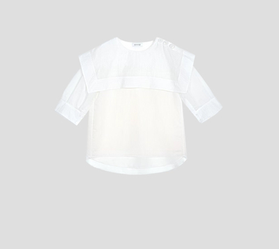 SSAVAGE“次日清晨”宫廷风方形翻领短袖衬衫 SS90761