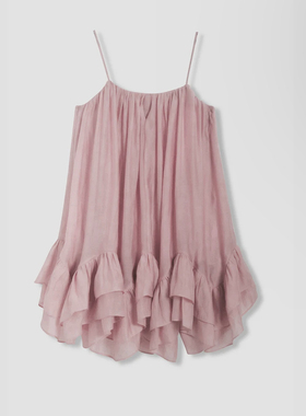 FOREVERCAN“阿那亚夏日”吊带蓬蓬A摆连衣裙  SD21569