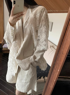 TAKE ALL大拿 獨家原创款亚麻棉肌理感 质感显贵亚麻棉套装/罩衫