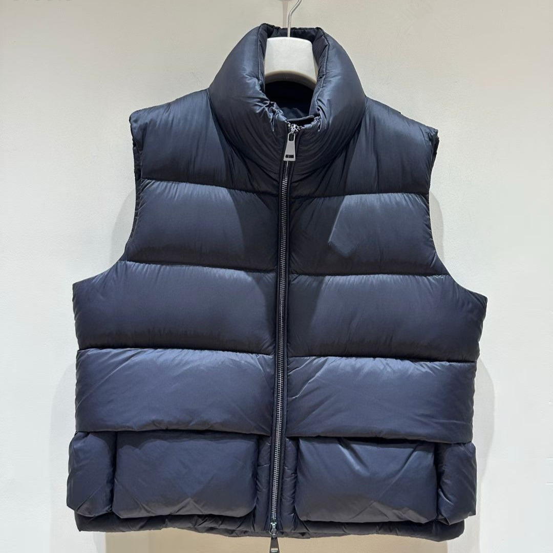 走秀款DOWN VEST 羽绒皇帝秋冬保暖立领时尚明星胶囊90鹅绒马甲