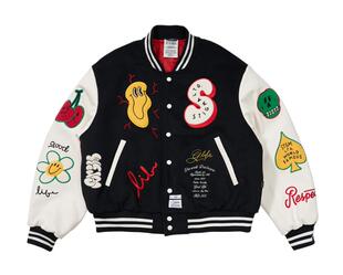 皇帝男装韩国代购STGM正品大学校队个性靓仔休闲夹克