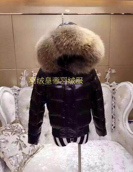 貉子大毛领 羽绒皇帝时尚白鹅绒幸福长腿情侣短款男女羽绒服