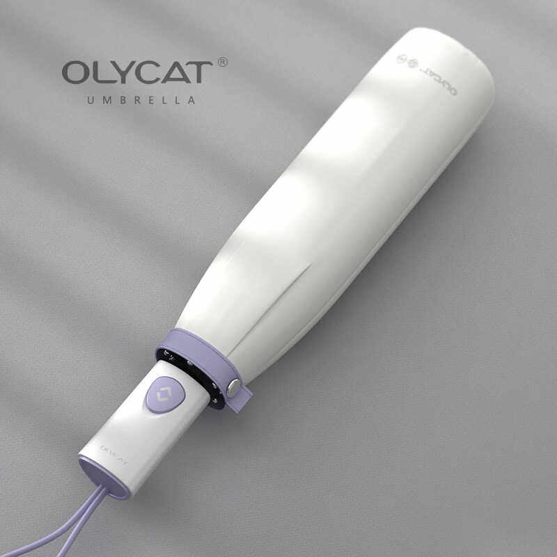 彩胶自动伞防紫外线超轻晴雨两用