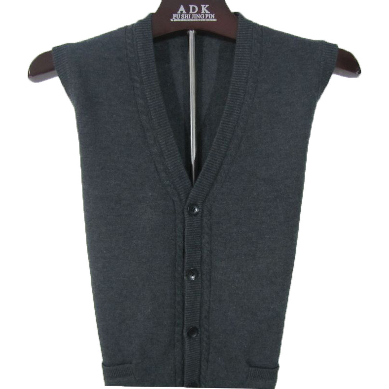 Débardeur homme Woolen gilet en laine - Ref 1584005 Image 1