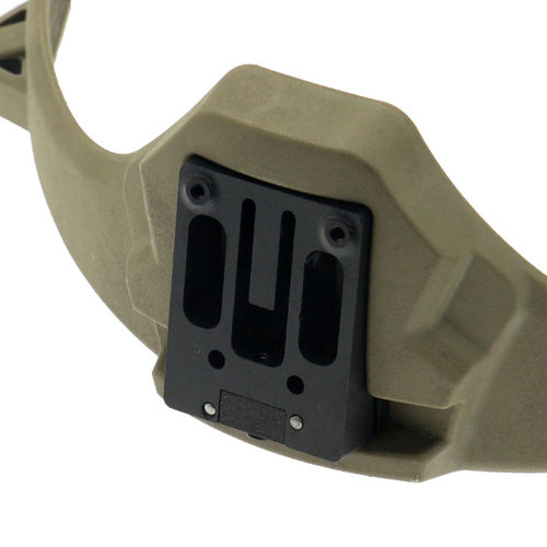 头盔夜视仪支架翻斗车L4G24改装件适用于19盔航空铝CNC机加工 A款