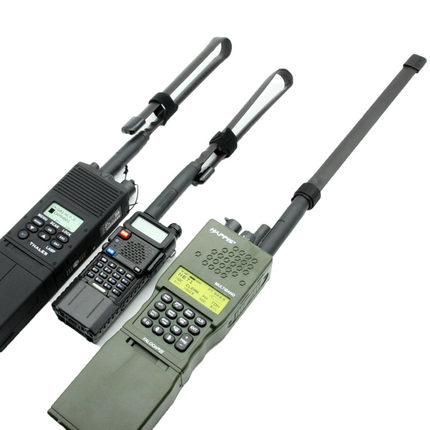 军迷用常规主流对讲机折尺天线折叠UV5 148 152模型 多种接头可用