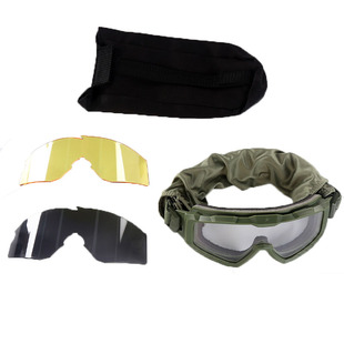 犀兕合甲 防弹头盔风镜防破片防冲击战术眼镜加厚镜片耐磨处理