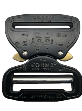 奥地利Austrialpin COBRA眼镜蛇扣战术腰带快拆扣扣 45MM织带用BK