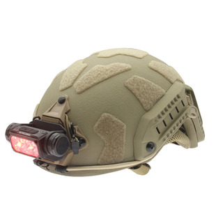 头盔照明系统头灯强光超亮头戴式2000流明配充电电池宽照射三光源