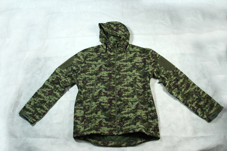 物资俄罗斯丛林软壳冲锋衣外套
