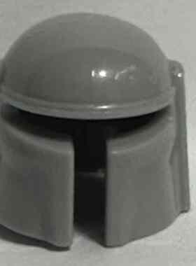 灰色第三方头盔白色星战克隆兵白兵指挥官兵人仔帽配件赏金猎人